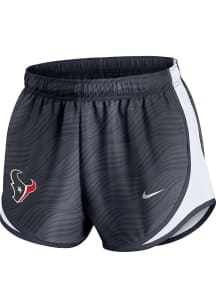Nike Houston Texans Womens Navy Blue Patterned Tempo Shorts