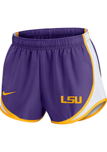 Nike LSU Tigers Womens Purple Tempo Shorts
