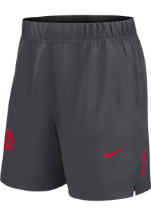 Mens Ohio State Buckeyes Charcoal Nike Victory Shorts