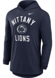 Nike Penn State Nittany Lions Mens Navy Blue Arch Long Sleeve Hoodie