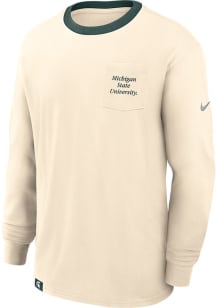Mens Michigan State Spartans Natural Nike Max 90 Tee