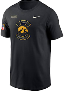 Iowa Hawkeyes Black Nike Military Appreciation Dri-FIT Short Sleeve T Shirt