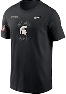 Michigan State Spartans Black Nike Military Appreciation Dri-FIT Short Sleeve T Shirt