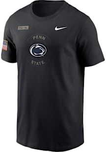 Penn State Nittany Lions Black Nike Military Appreciation Dri-FIT Short Sleeve T Shirt