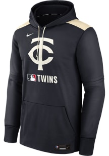 Nike Minnesota Twins Mens Navy Blue AC Therma Fit Hood