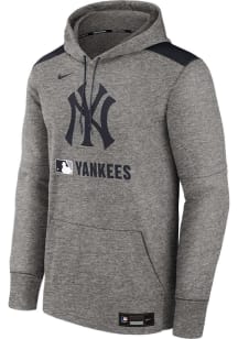 Nike New York Yankees Mens Grey AC Therma Fit Hood