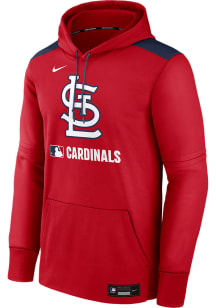 Nike St Louis Cardinals Mens Red AC Therma Fit Hood