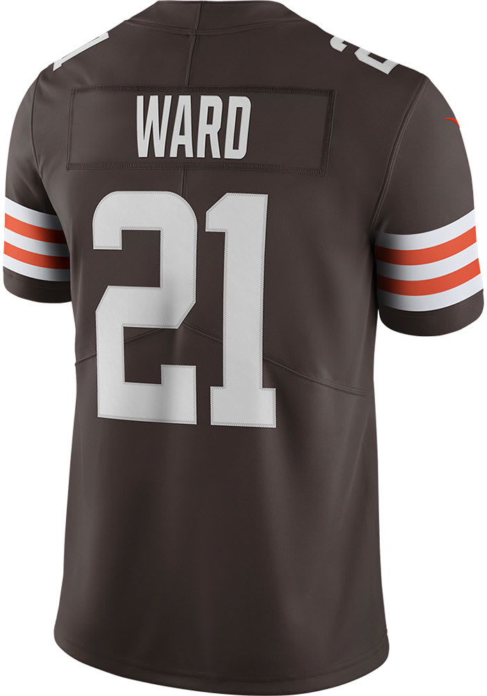 Denzel Ward Nike Cleveland Browns Mens Brown Home Limited Football Jersey