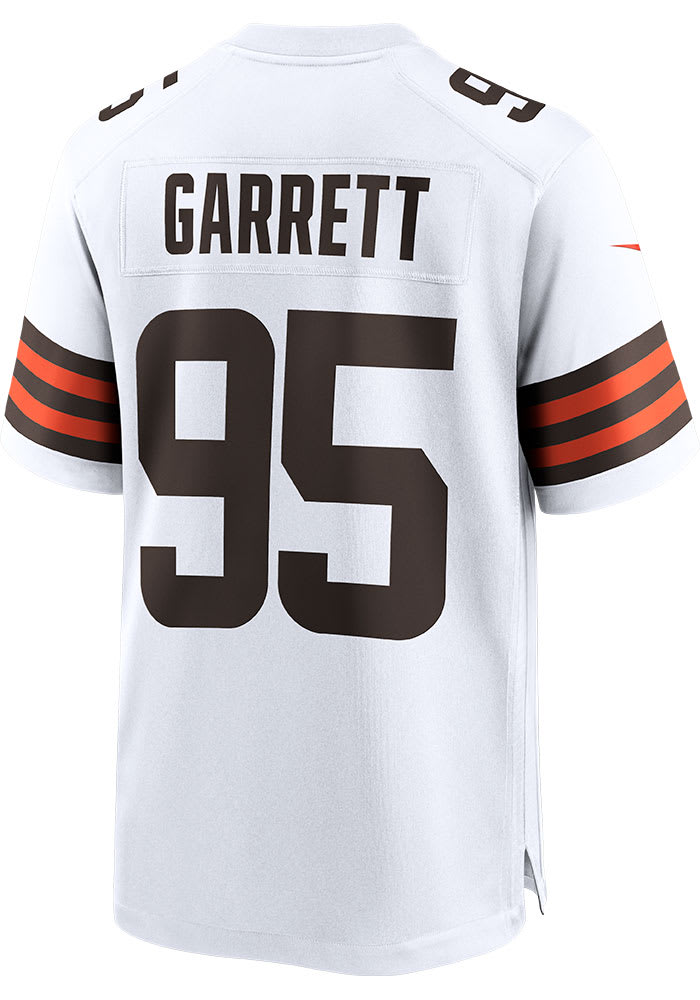 Nike Cleveland Browns No95 Myles Garrett Camo Women's Stitched NFL Limited Rush Realtree Jersey