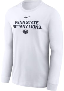 Mens Penn State Nittany Lions White Nike Sideline Team Issue Tee
