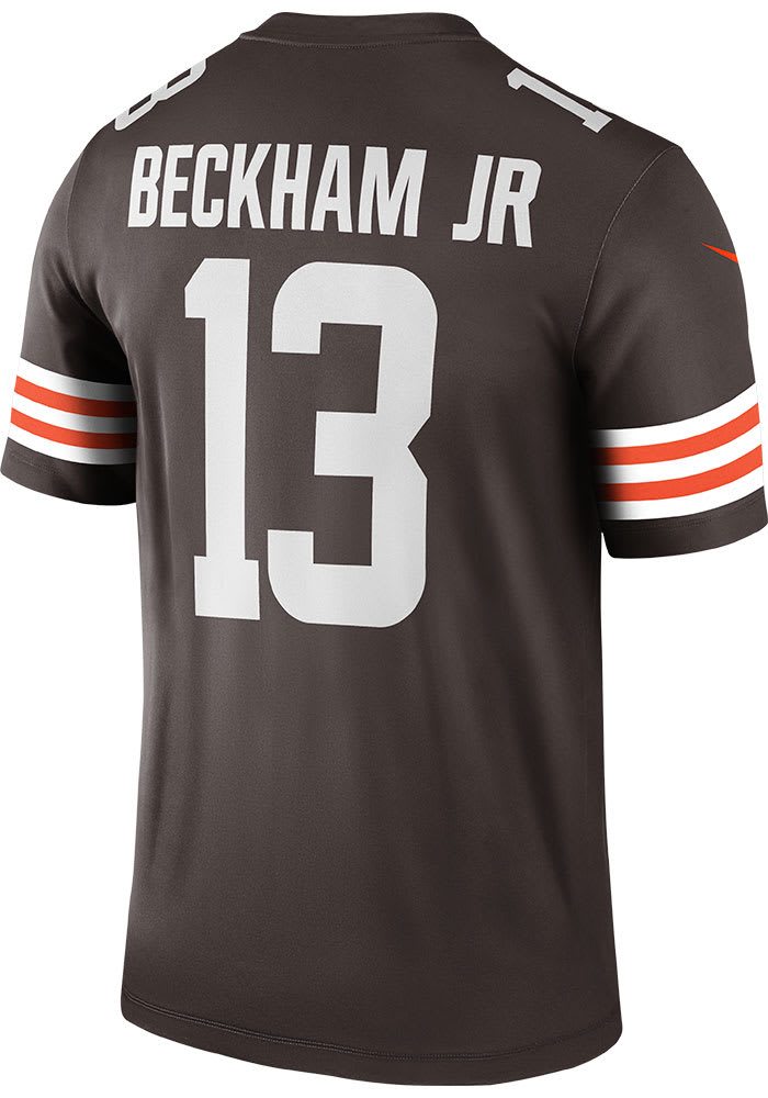 Odell Beckham Jr Nike Cleveland Browns Mens Brown Home Limited Football  Jersey