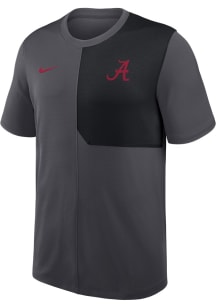 Nike Alabama Crimson Tide Charcoal Coach Top Short Sleeve T Shirt