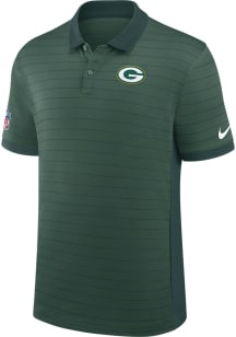 Nike Green Bay Packers Mens Green Sideline Victory Short Sleeve Polo