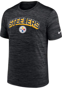 Nike Pittsburgh Steelers Black Primetime Velocity Arch Short Sleeve T Shirt