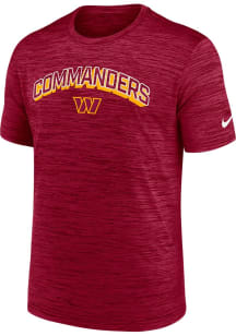 Nike Washington Commanders Maroon Primetime Velocity Arch Short Sleeve T Shirt