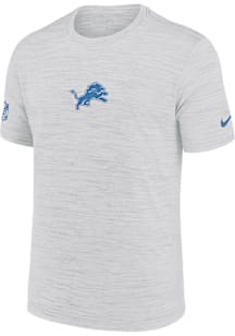 Nike Detroit Lions White Sideline Team Issue Short Sleeve T Shirt