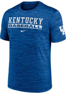 Nike Kentucky Wildcats Blue BASEBALL 2 HIT Short Sleeve T Shirt