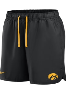 Mens Iowa Hawkeyes Black Nike WOVEN FLOW Shorts