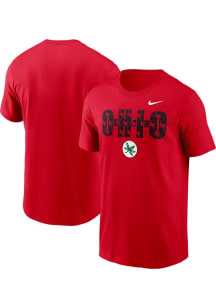 Ohio State Buckeyes Red Nike LOCAL IMPRINT Short Sleeve T Shirt