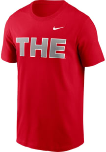 Ohio State Buckeyes Red Nike THE Short Sleeve T Shirt