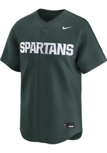 Mens Michigan State Spartans Green Nike Away Jersey