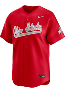 Nike Ohio State Buckeyes Mens Red Away Baseball Jersey