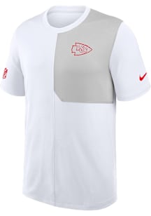 Nike Kansas City Chiefs White Sideline Coach Short Sleeve T Shirt