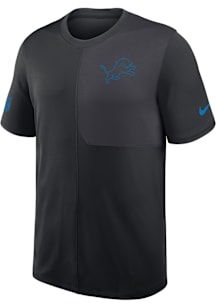 Nike Detroit Lions Black Sideline Coach Short Sleeve T Shirt