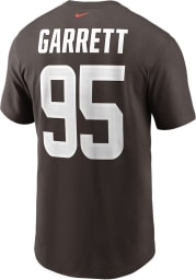 Myles Garrett Cleveland Browns Brown Primetime Short Sleeve Player T Shirt