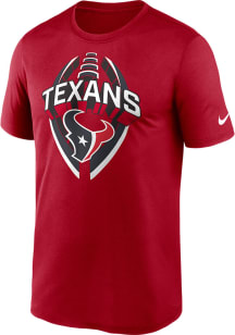 Nike Houston Texans Red Icon Legend Short Sleeve T Shirt
