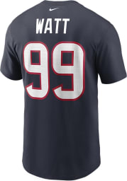 JJ Watt Houston Texans Navy Blue Primetime Short Sleeve Player T Shirt