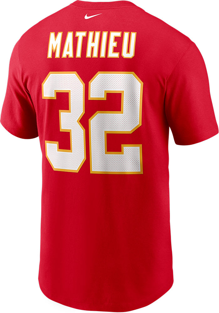 Tyrann Mathieu Kansas City Chiefs Red Primetime Short Sleeve Player T Shirt