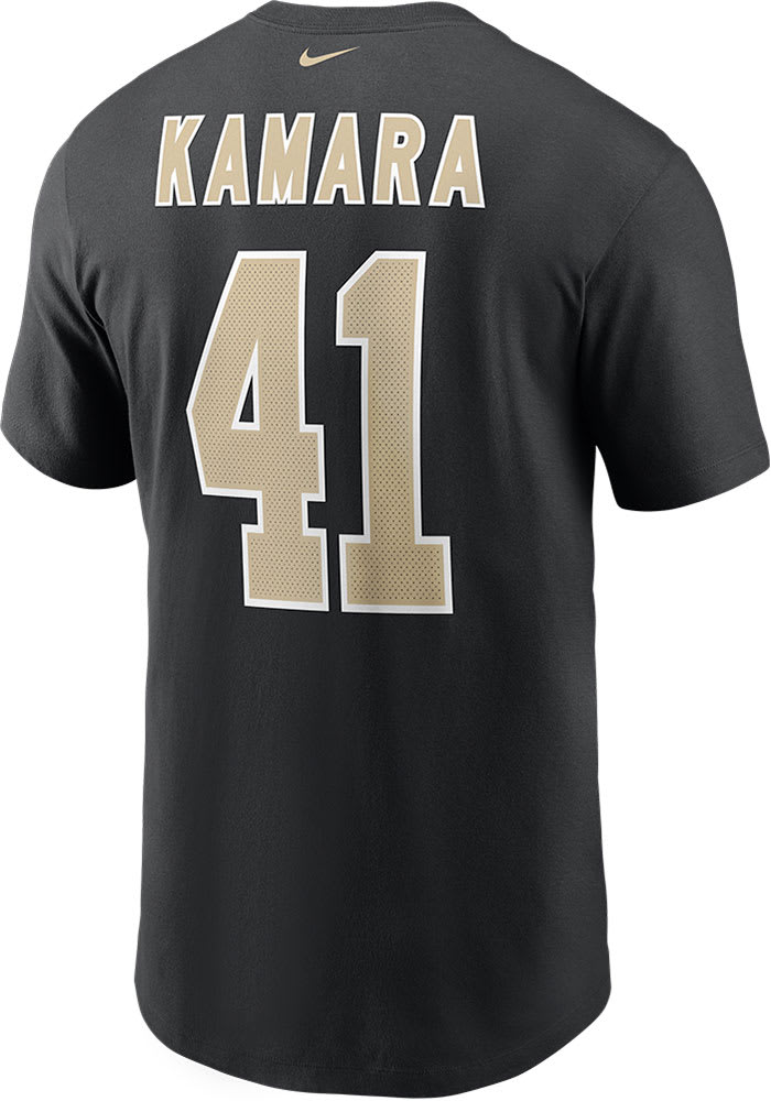 Alvin Kamara New Orleans Saints Black Primetime Short Sleeve Player T Shirt