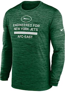 Nike New York Jets Green Sideline Team Issue Long Sleeve T-Shirt