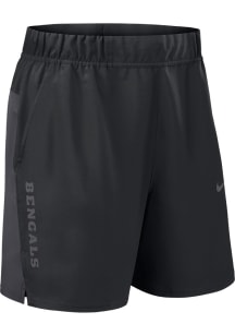 Nike Cincinnati Bengals Mens Black Woven Shorts