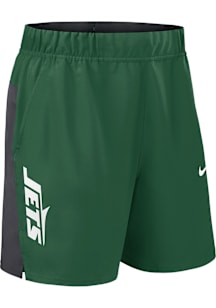 Nike New York Jets Mens Green Woven Shorts