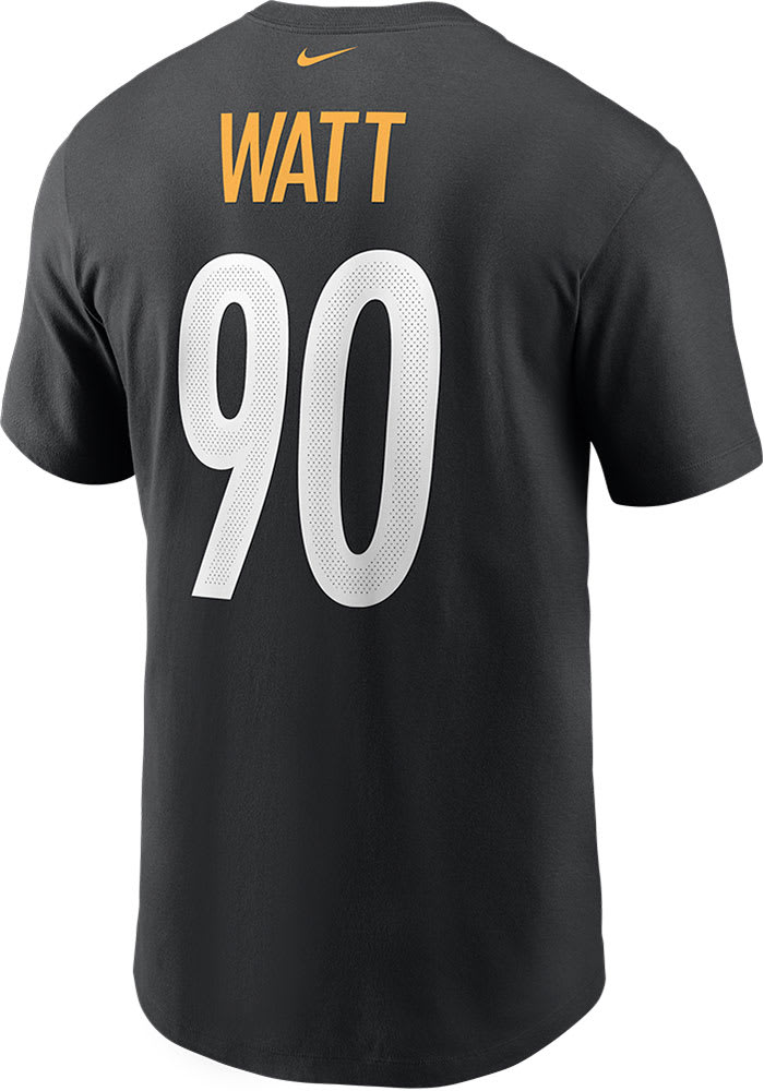 TJ Watt Pittsburgh Steelers Black Primetime Short Sleeve Player T Shirt