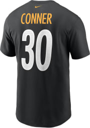James Conner Pittsburgh Steelers Black Primetime Short Sleeve Player T Shirt