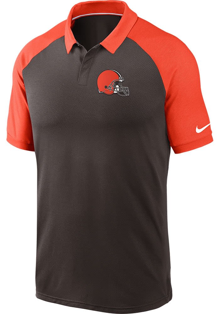 Nike Cleveland Browns Mens Brown Raglan Short Sleeve Polo  Short sleeve  polo, Short sleeve polo shirts, Cleveland browns