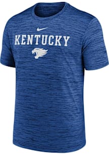Nike Kentucky Wildcats Blue Sideline Velocity Short Sleeve T Shirt