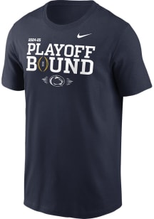 Penn State Nittany Lions Navy Blue Nike 2024 College Football Playoffs Short Sleeve T Shirt