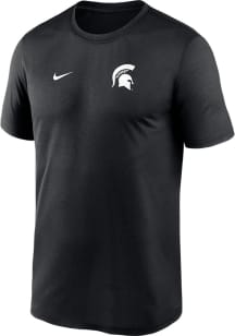 Michigan State Spartans Black Nike Sideline Legend Short Sleeve T Shirt