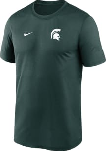 Michigan State Spartans Green Nike Sideline Legend Short Sleeve T Shirt