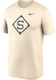 Michigan State Spartans Natural Nike BASEBALL DIAMOND Short Sleeve T Shirt