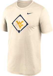 Nike West Virginia Mountaineers Natural BASEBALL DIAMOND Short Sleeve T Shirt