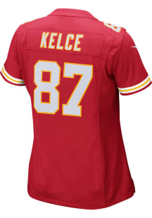 Travis Kelce  Nike Kansas City Chiefs Womens Red Home Game Football Jersey