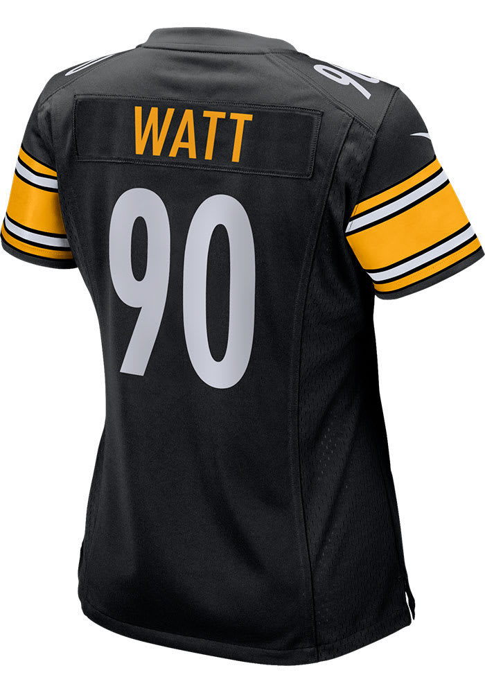TJ Watt Nike Pittsburgh Steelers Womens Black Home Game Football Jersey