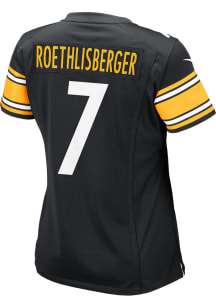 Ben Roethlisberger  Nike Pittsburgh Steelers Womens Black Home Game Football Jersey