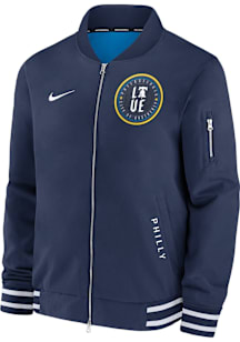 Nike Philadelphia Phillies Mens Navy Blue AC City Connect Medium Weight Jacket