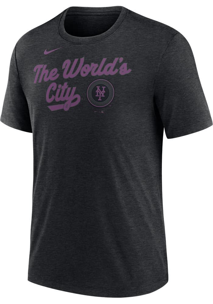 【希少】 2022 Nike elite T-shirt (M) sample Nike New York Mets BLACK/WHITE MULTI City Connect Short